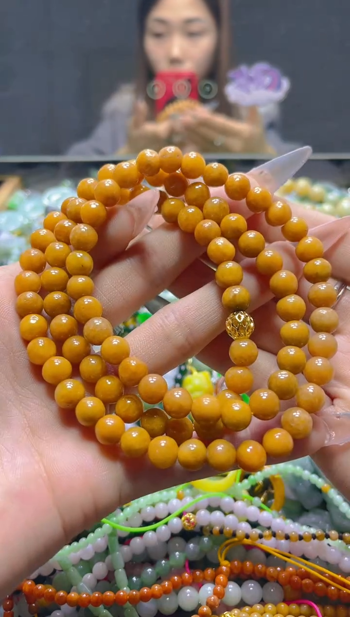 颈饰未镶嵌翡翠8MM