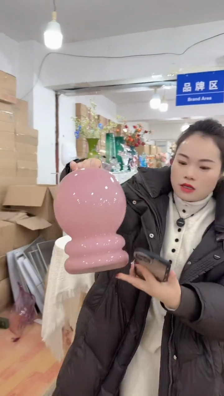 【闪购商品】无铅玻璃甄选花器-g-早21