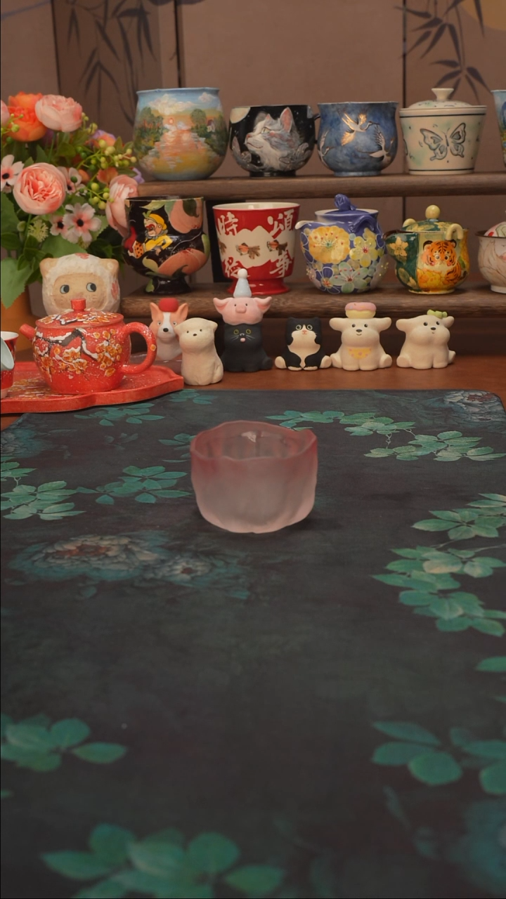 【落单】粉琉璃主人杯