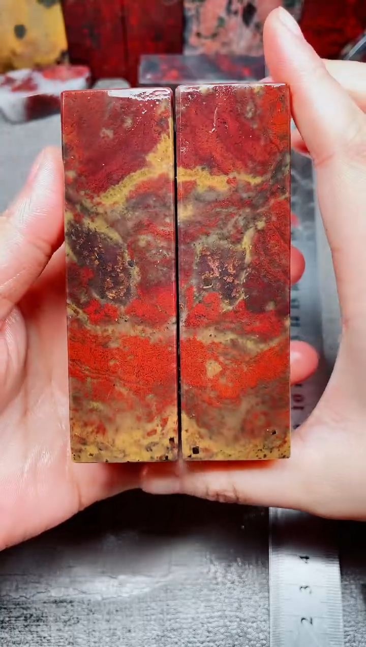 桂林鸡血玉素章3.0对章21