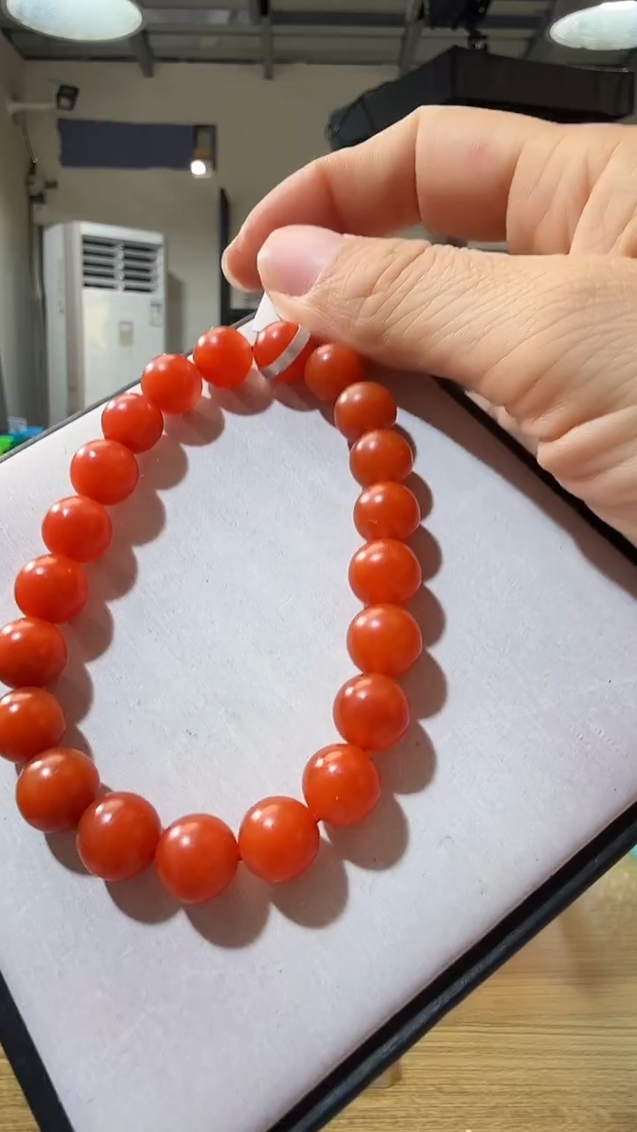 未镶嵌手链南红玛瑙优0089 约9mm