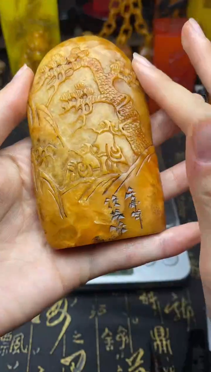 寿山石印石纯天然篆刻石料