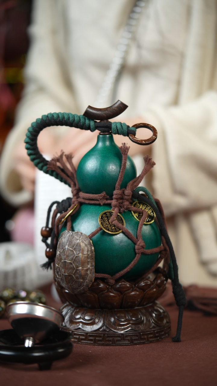 【闪购商品】428号500ml左右的非遗漆器酒葫芦