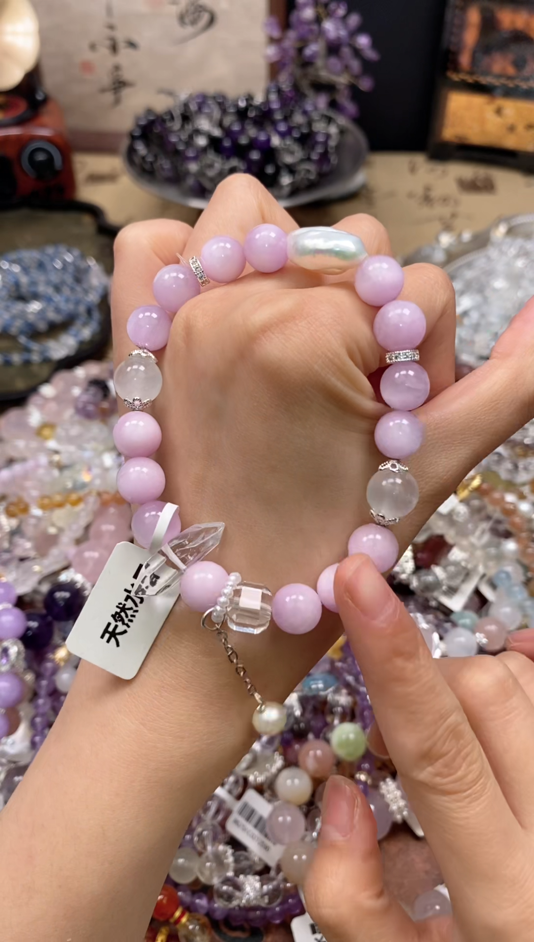 【闪购商品】锂辉石手串未镶嵌135