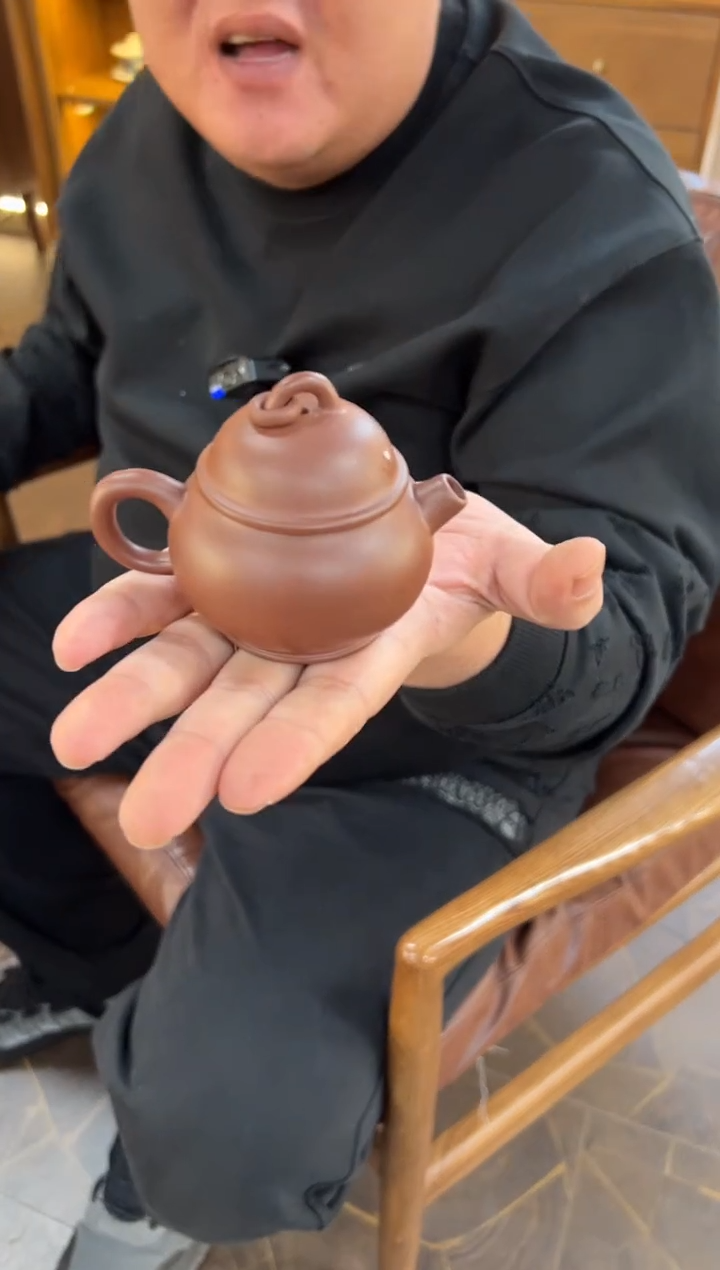 【闪购商品】紫砂茶壶【头哥手工壶】文旦底槽清