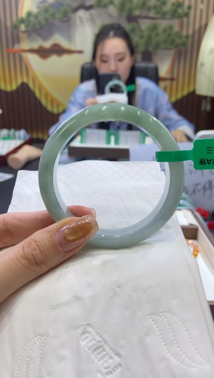 未镶嵌手镯翡翠0004603