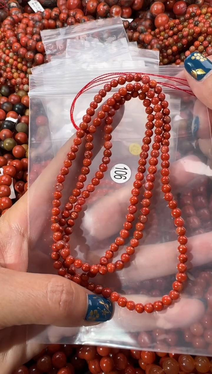 未镶嵌手串南红玛瑙4+