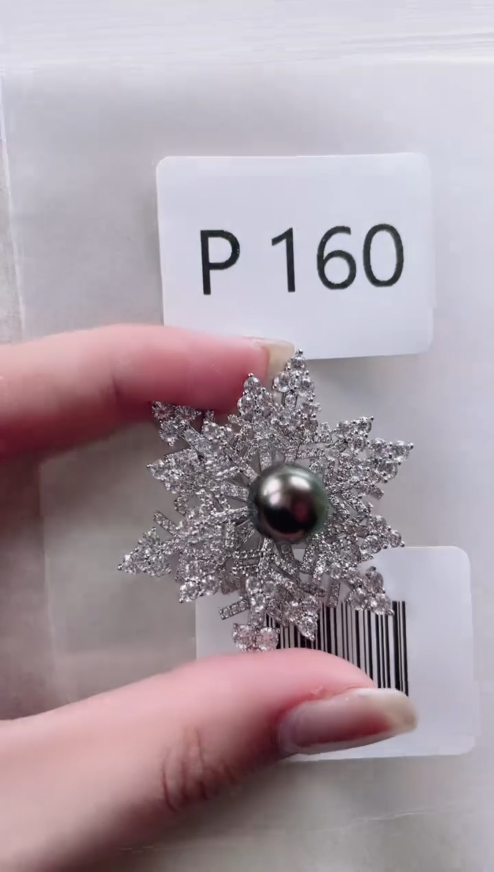 【闪购商品】海水珍珠胸针未镶嵌P160