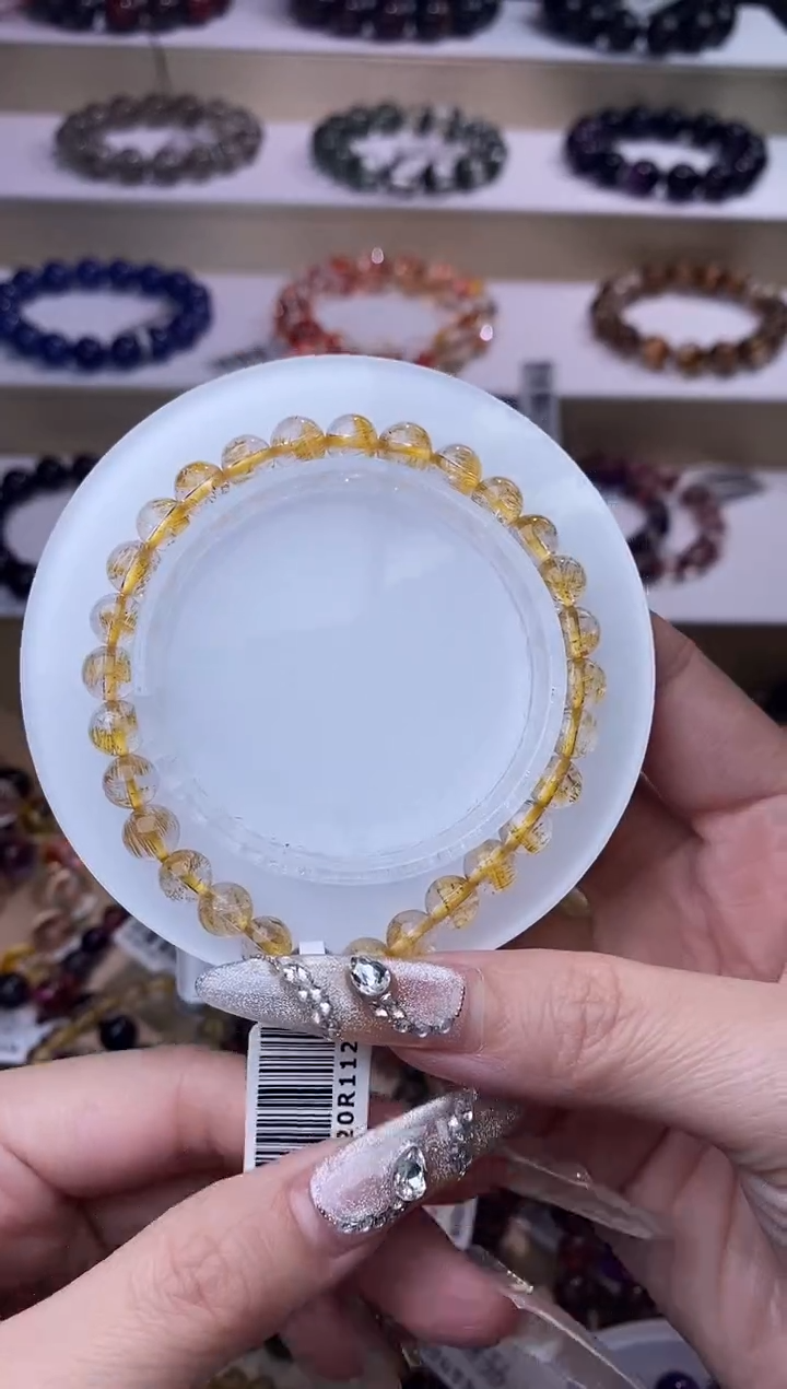 【闪购商品】水晶手链未镶嵌黄金超七6m+