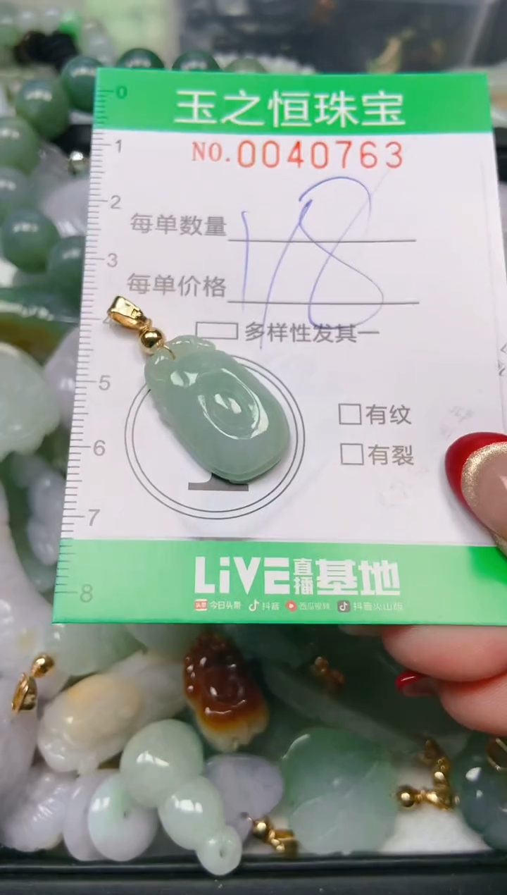 【闪购商品】翡翠颈饰未镶嵌闪购0040763