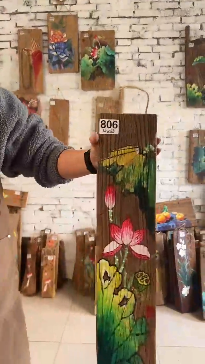 【闪购商品】桃核吊坠806号门板画