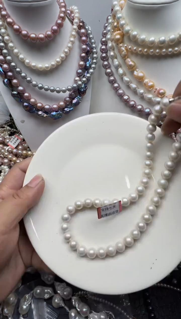 【闪购商品】淡水珍珠颈饰未镶嵌1