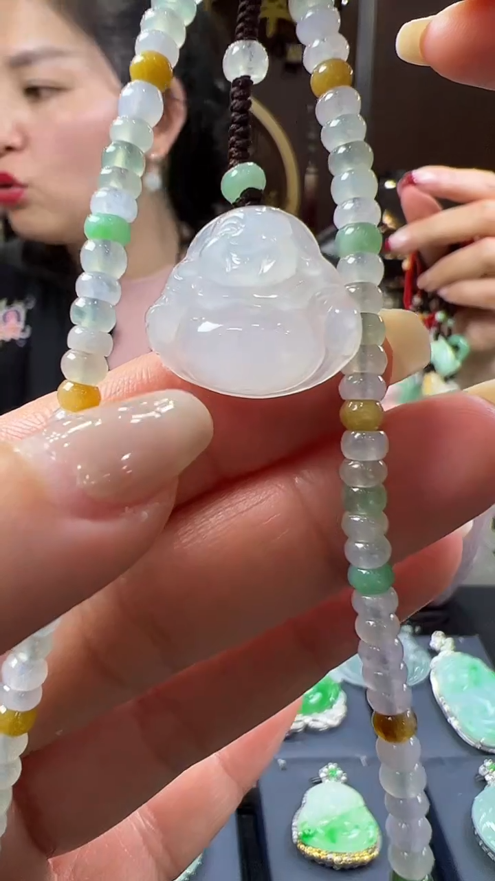 【闪购商品】翡翠挂件未镶嵌手机链