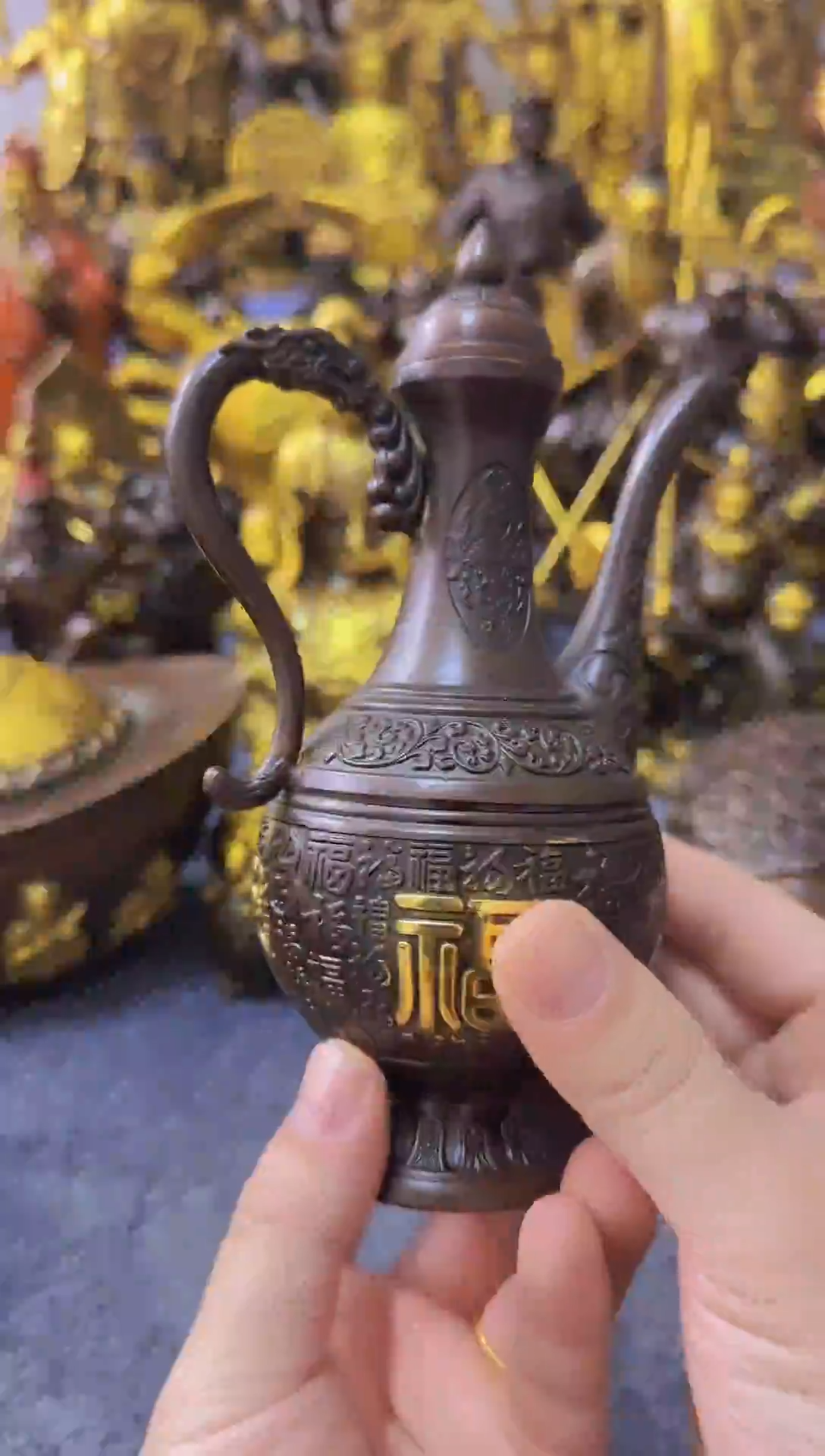 老黄黄铜摆件装饰品