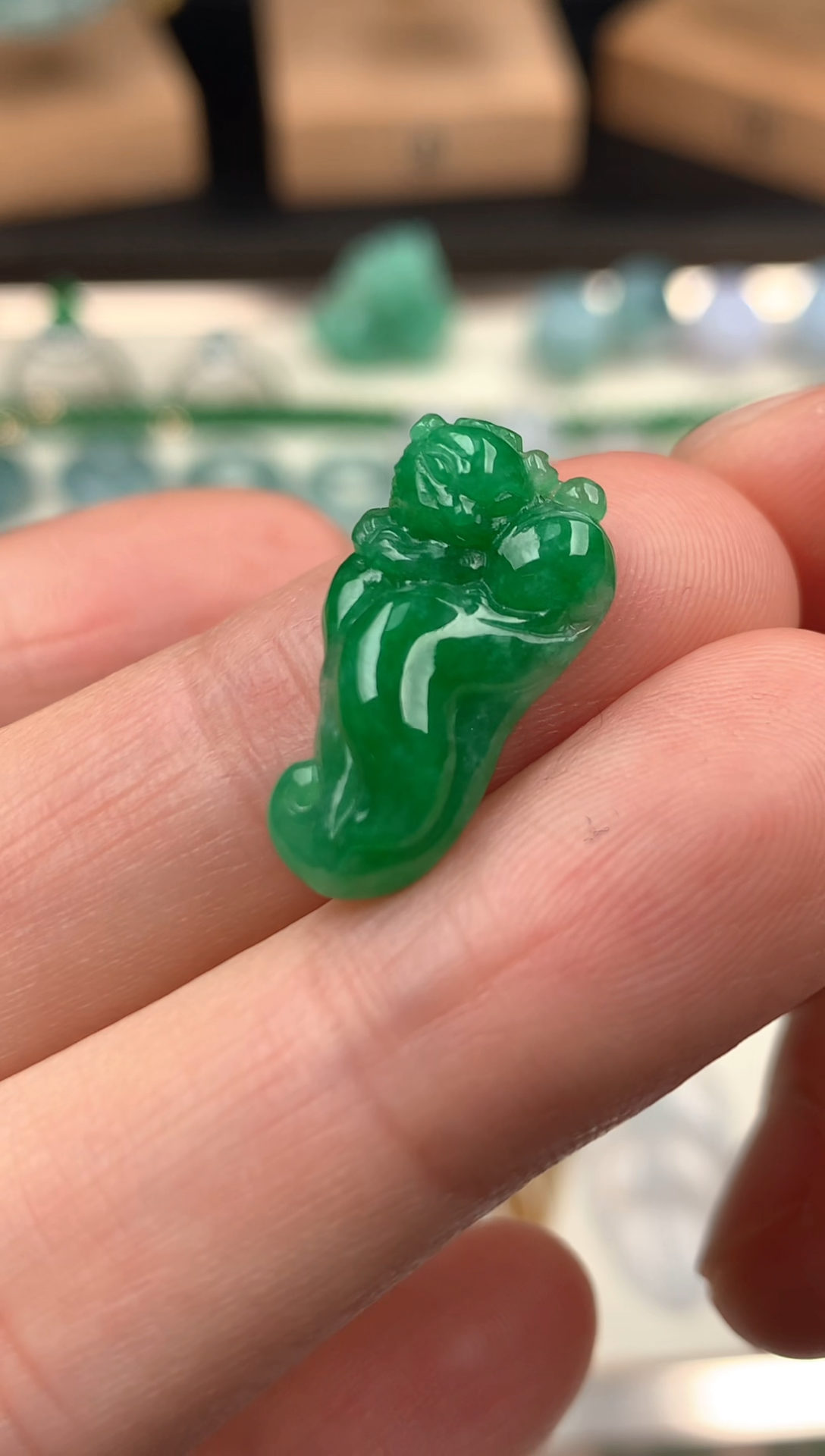 颈饰未镶嵌翡翠吊坠