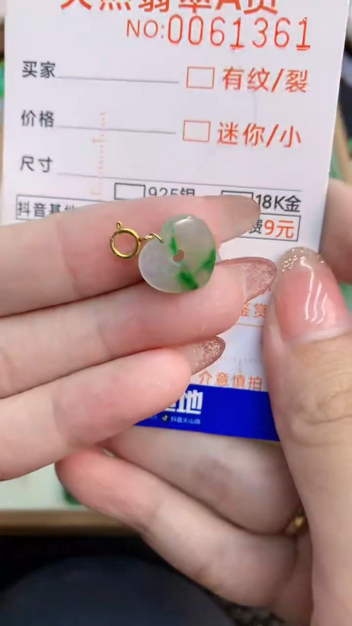 翡翠银S925镶嵌颈饰            8