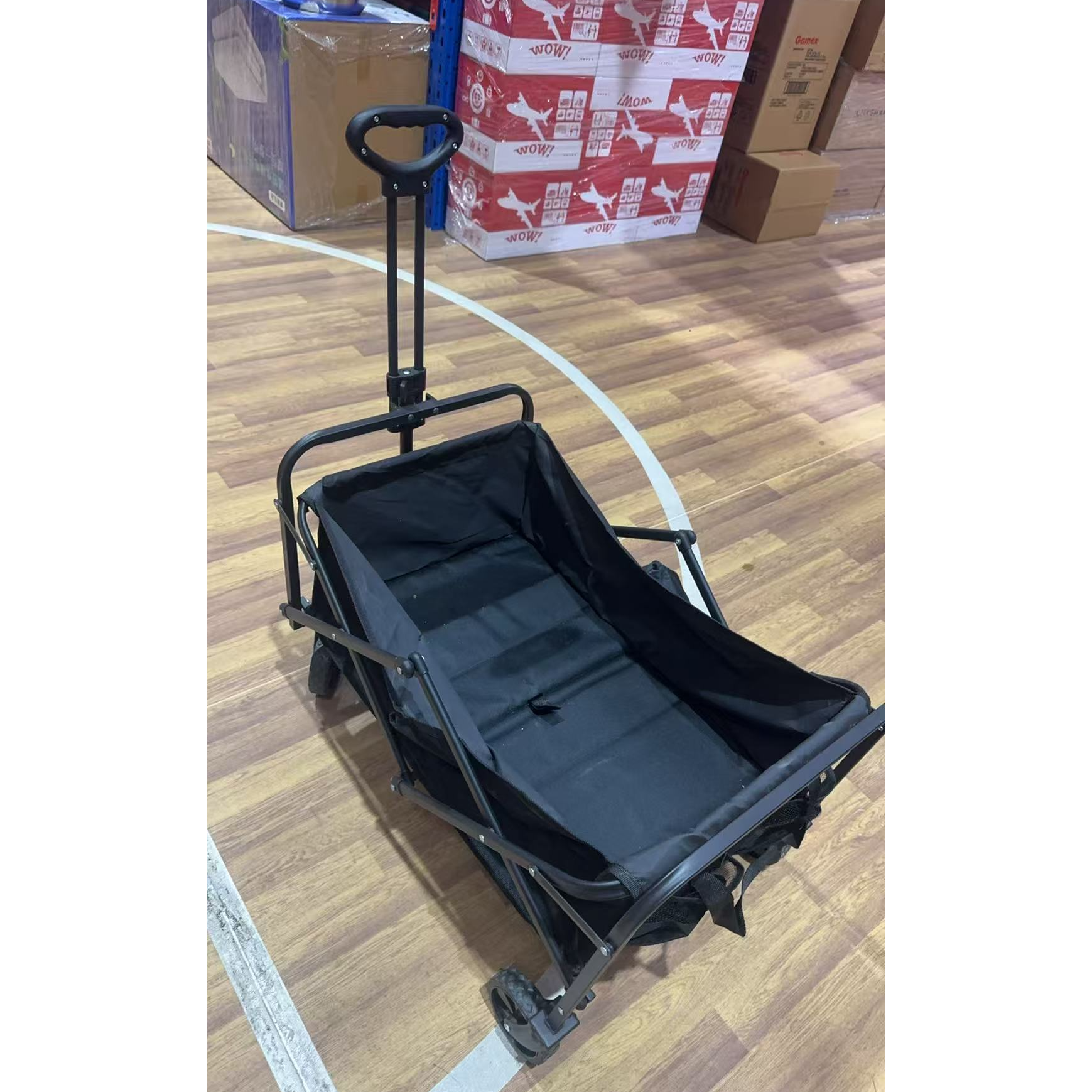 品质露营推车可折叠户外小推车营地拖车拉杆拉车桌板野营剪购物车