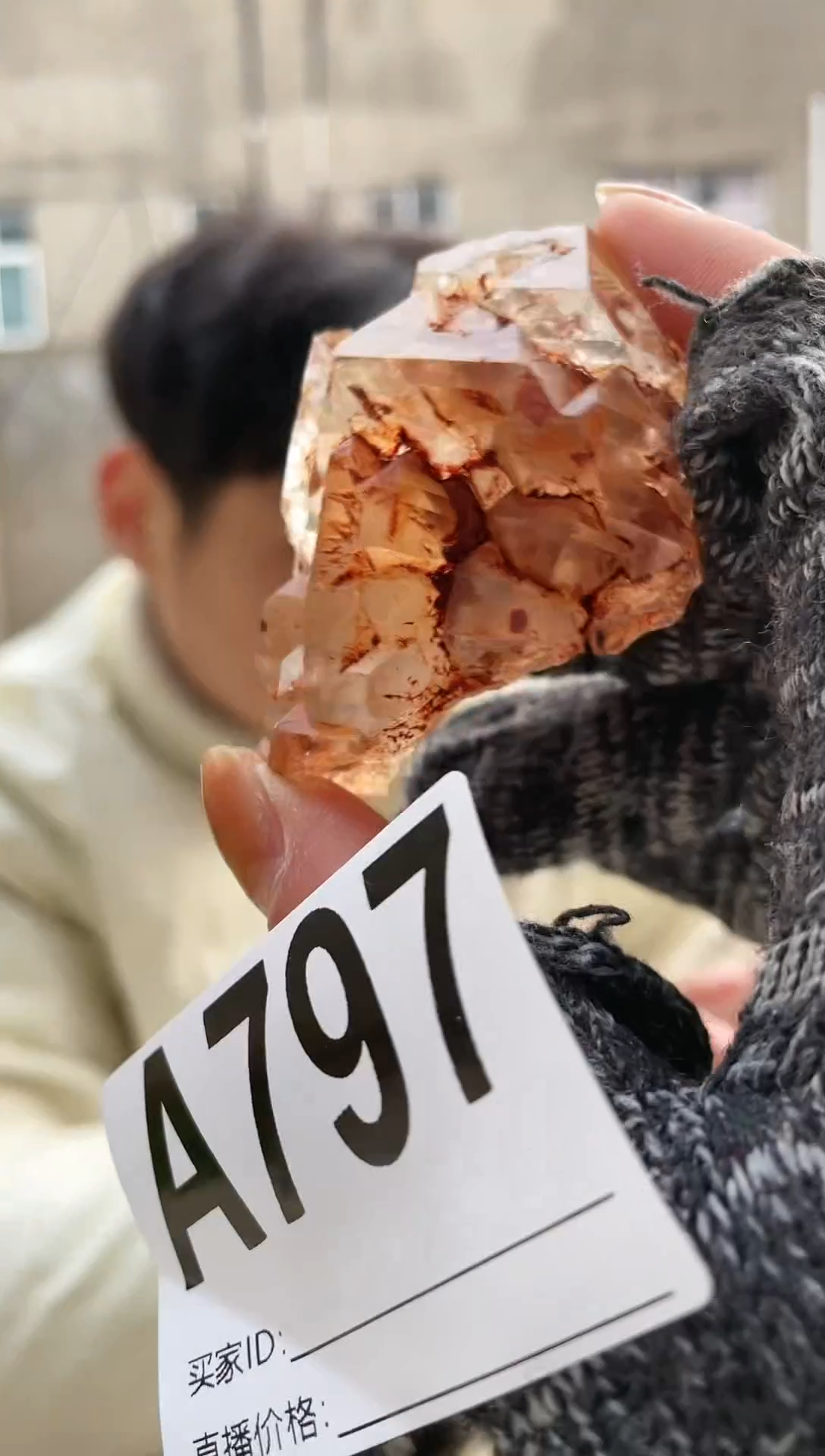 【闪购商品】水晶摆件未镶嵌红泥骸骨  797