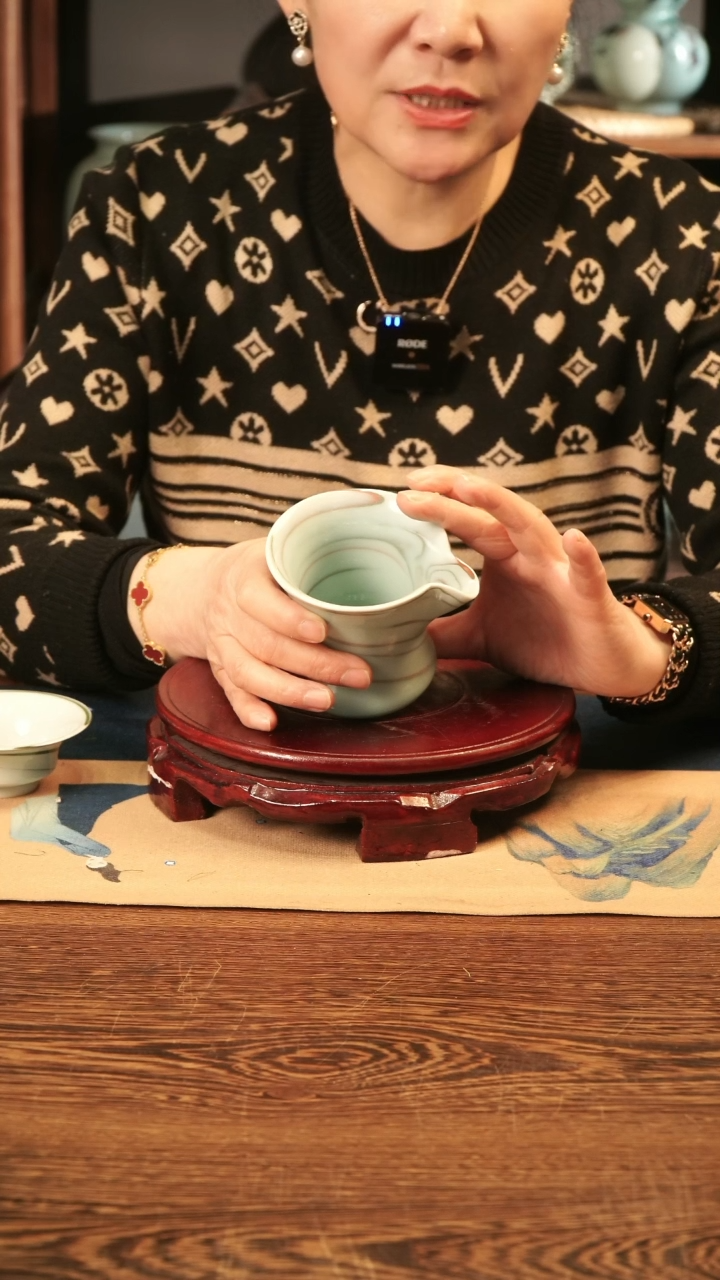 【闪购商品】纯手工 绞胎 公道杯