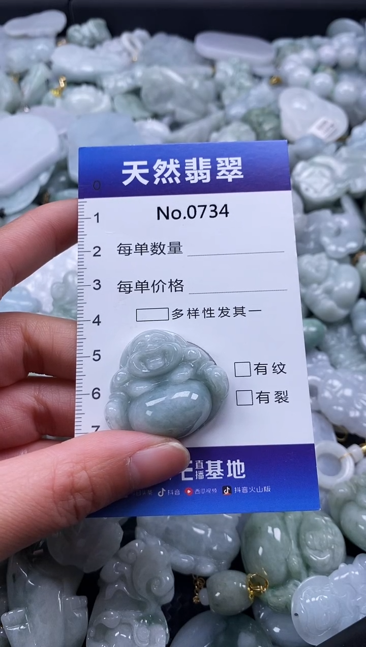 【闪购商品】翡翠颈饰未镶嵌缅甸A货翡翠0734