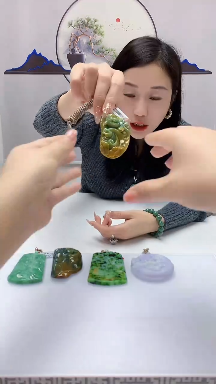 【闪购商品】定制翡翠未镶嵌4852ms-毛货