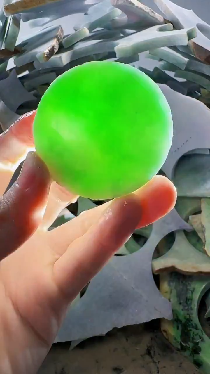 裸石翡翠缅甸翡翠A货文6619