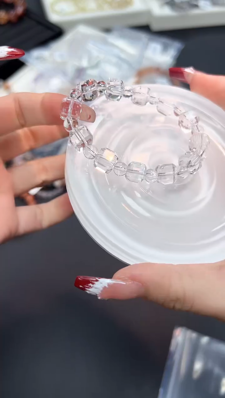 【闪购商品】水晶手串未镶嵌11b多样性发其一/1条默认微瑕