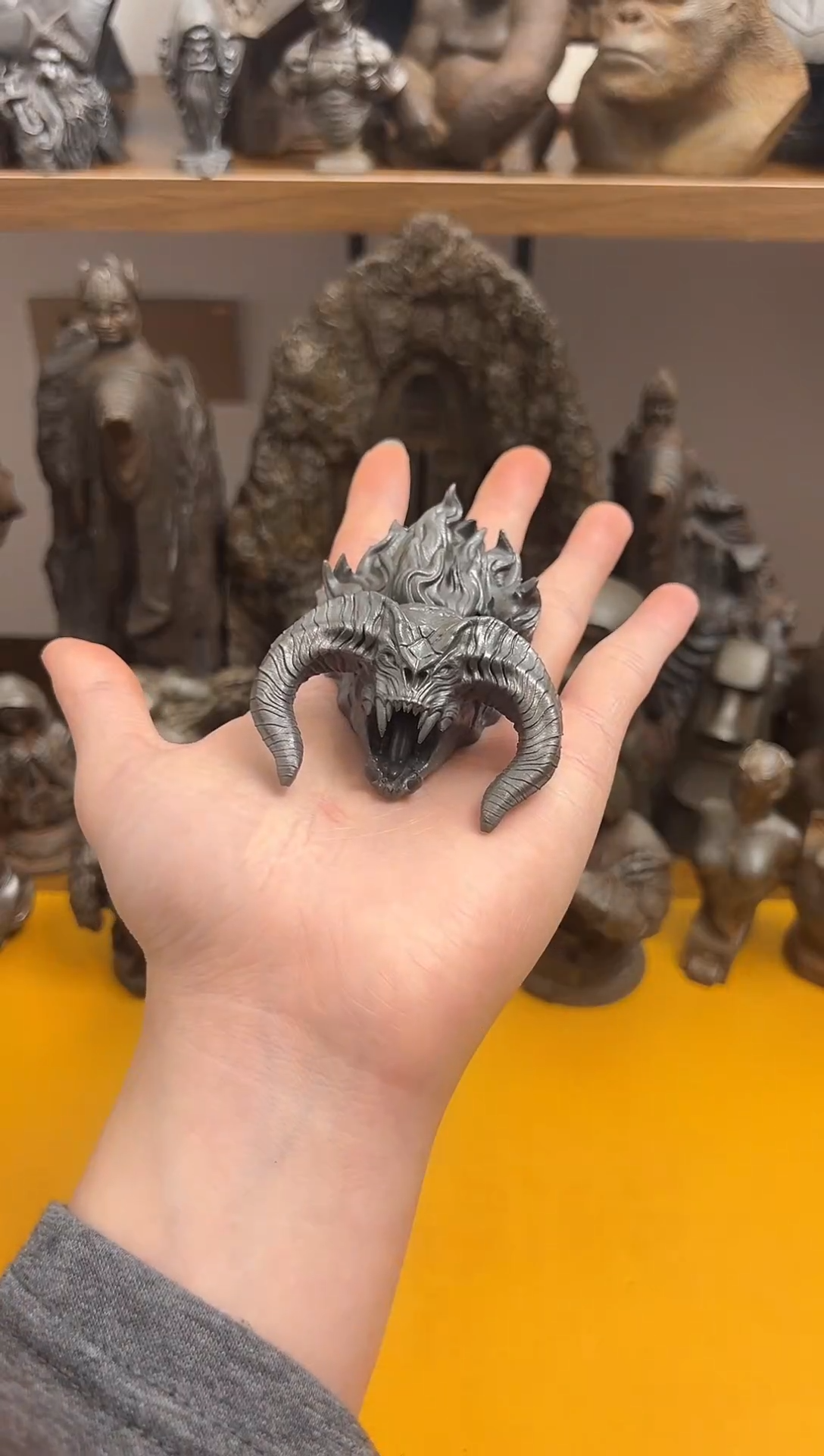 金属北*北实心铁艺--炎魔