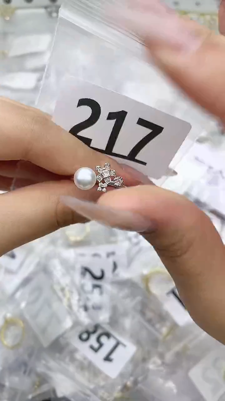 合金珠宝奇石淡水珍珠217