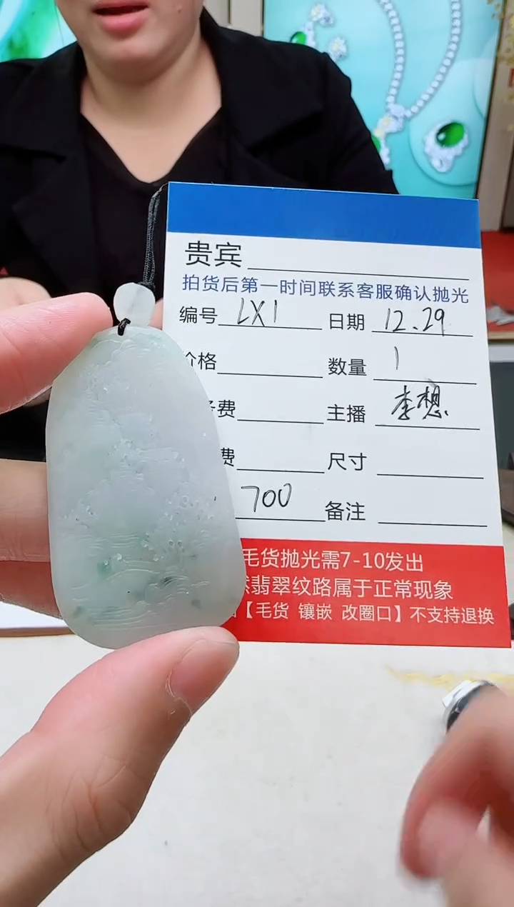 未镶嵌定制翡翠LX翡翠吊坠-多样性发其一