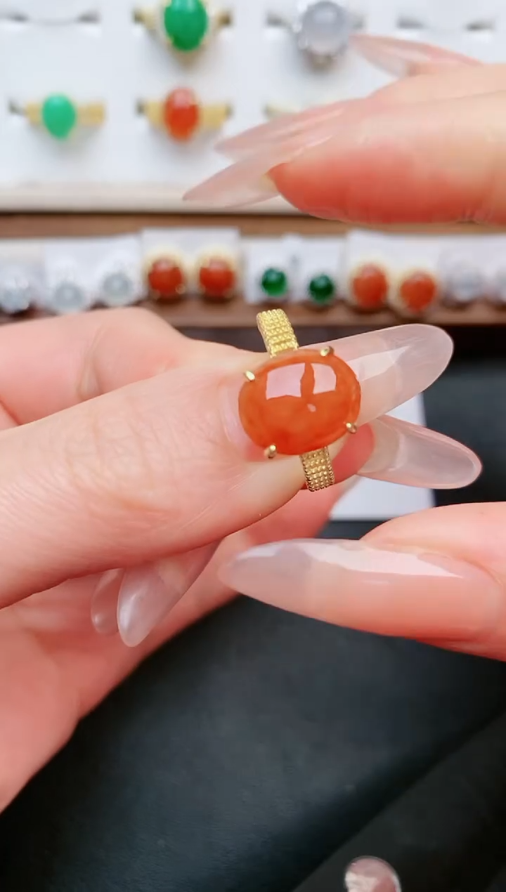 【闪购商品】翡翠戒指银S925镶嵌....