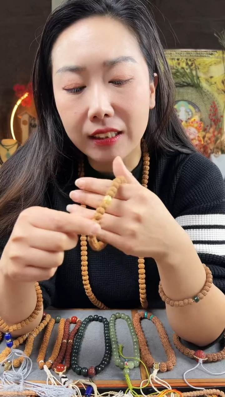 【闪购商品】金刚菩提吊坠原桩航母手串