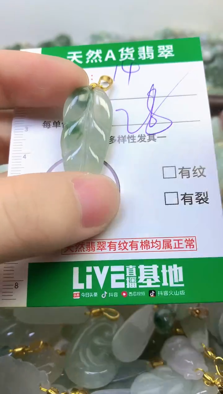 颈饰未镶嵌翡翠纯天然缅甸A货翡翠