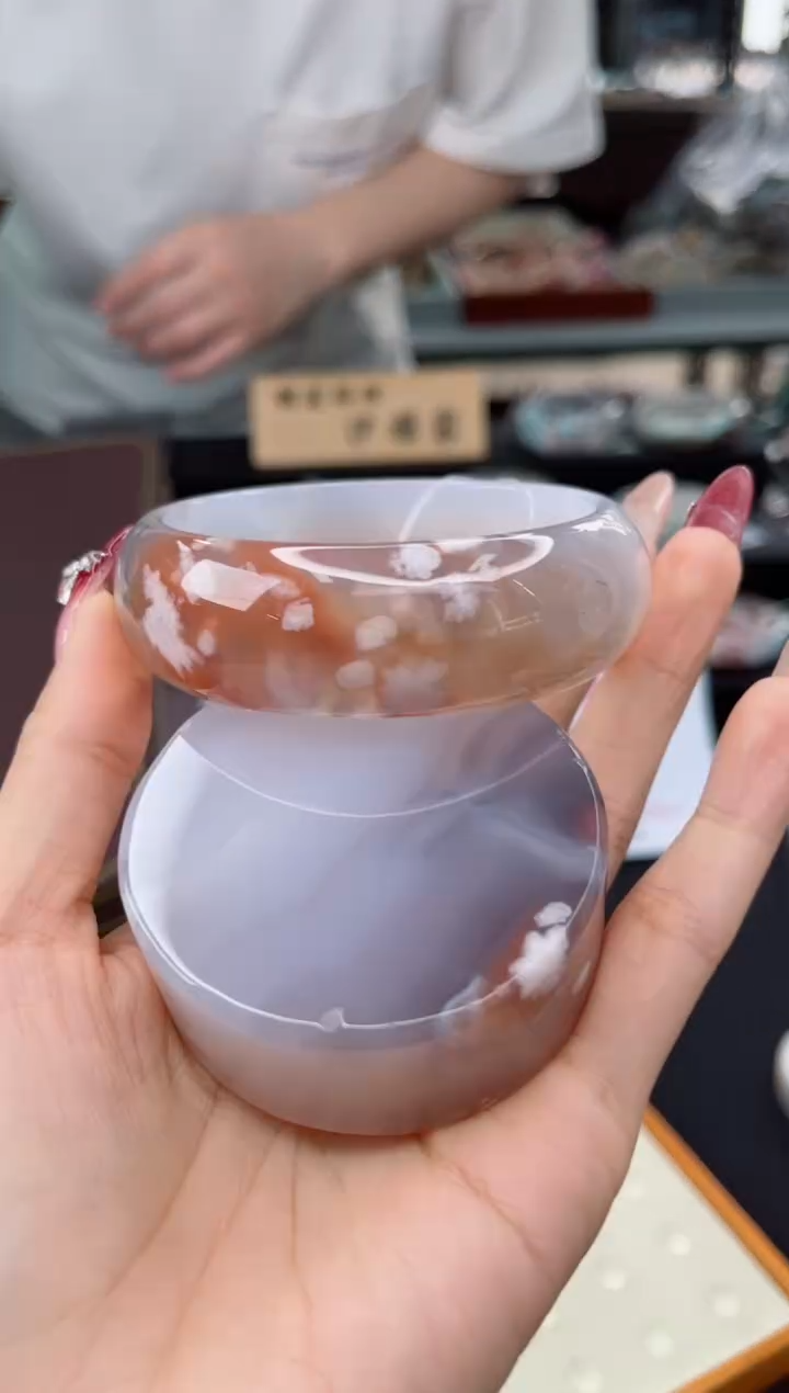 【闪购商品】石英质玉手镯未镶嵌62圈口（赠品镯心）602