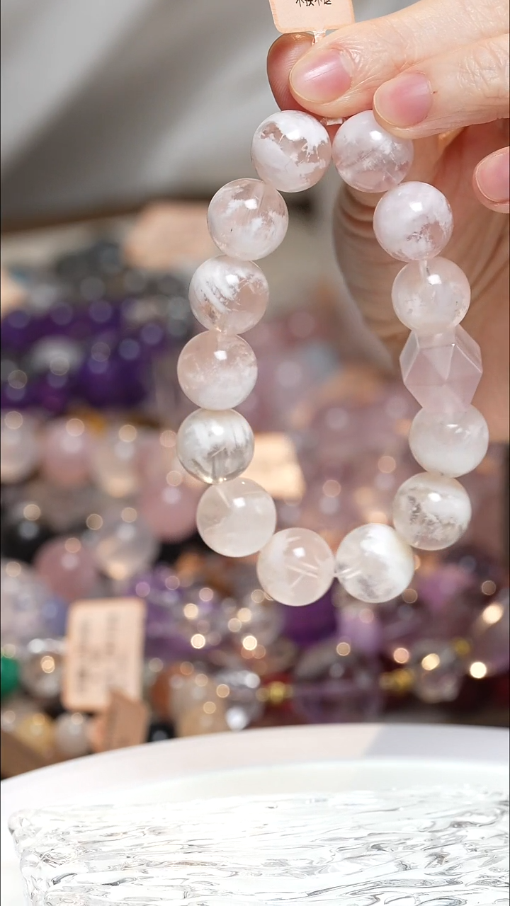 未镶嵌手串水晶粉幽灵手串·MM0025OC9301G114