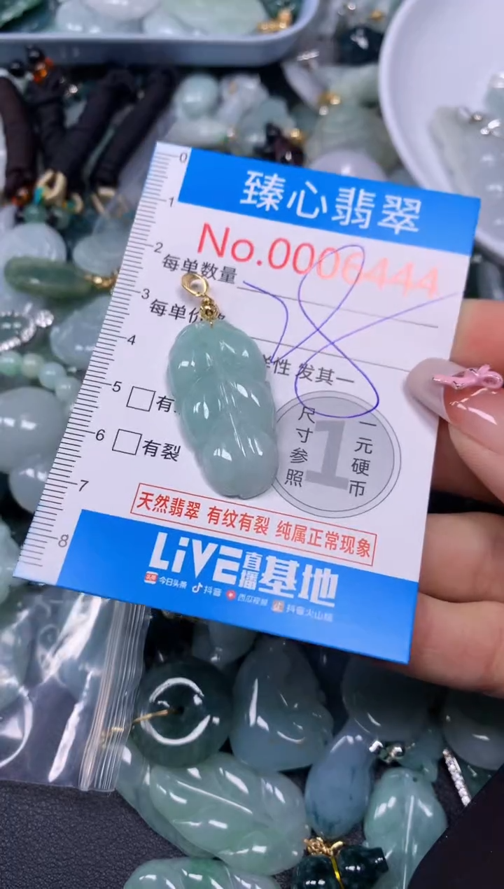 【闪购商品】翡翠颈饰未镶嵌含绳00064444
