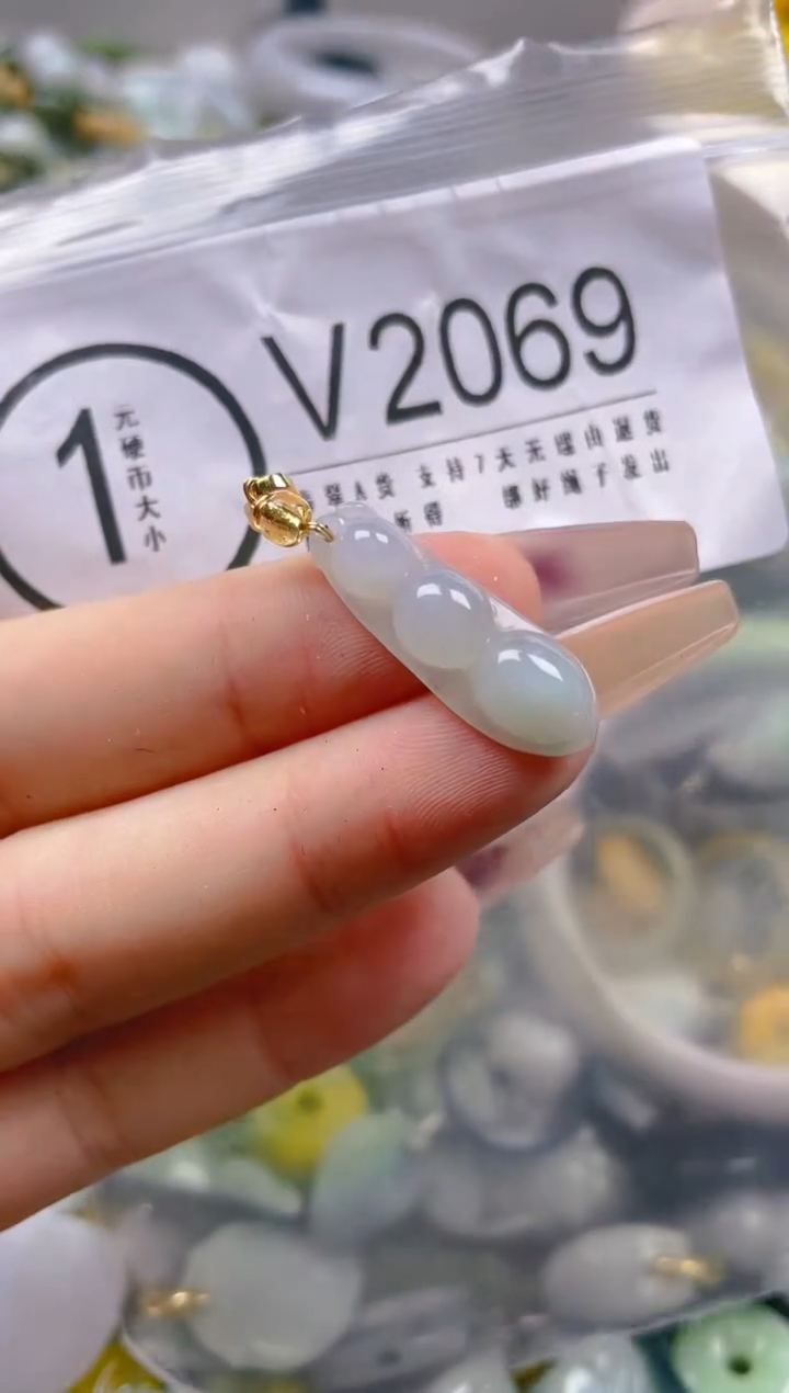 【闪购商品】翡翠颈饰未镶嵌/V/翡翠A货一图一物