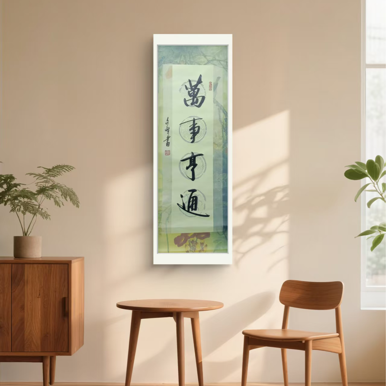 万事亨通-赵文斌-书法-2平尺 