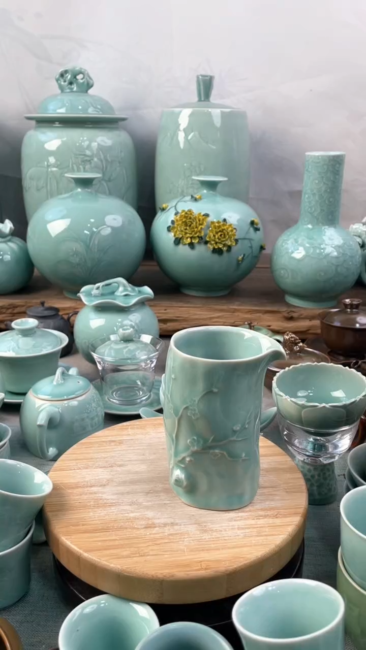 【闪购商品】特价 微瑕 慧仙青瓷