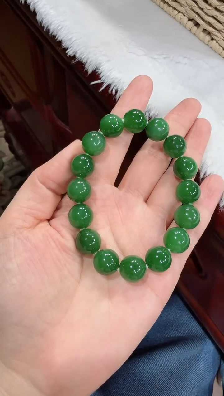 【闪购商品】和田玉（碧玉）手串未镶嵌 和田玉（碧玉） 手串