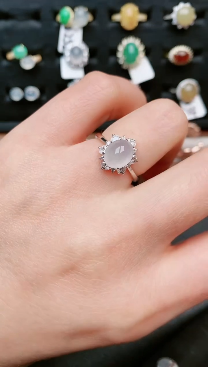 【闪购商品】翡翠戒指银S925镶嵌.....