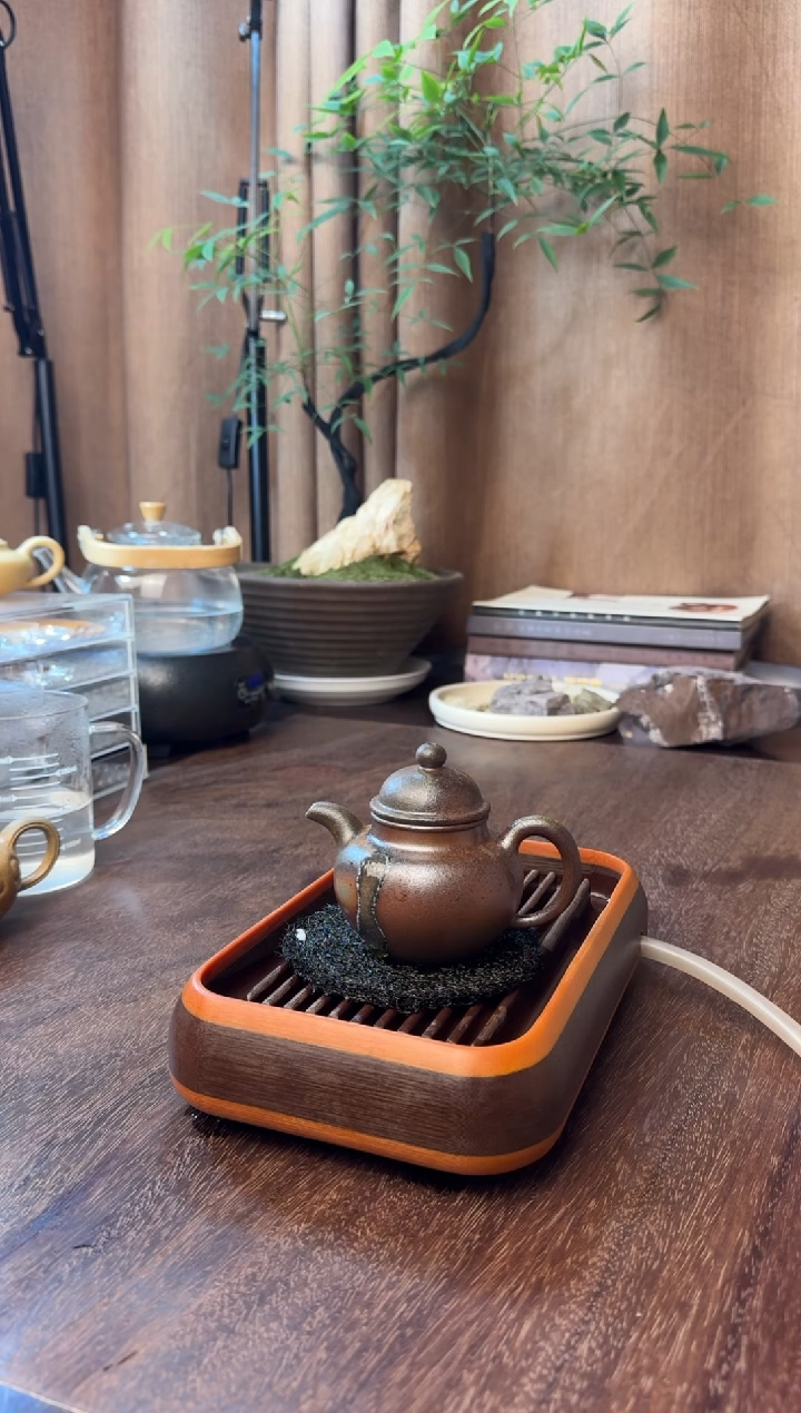 茶壶紫砂原矿紫砂壶柴烧38号