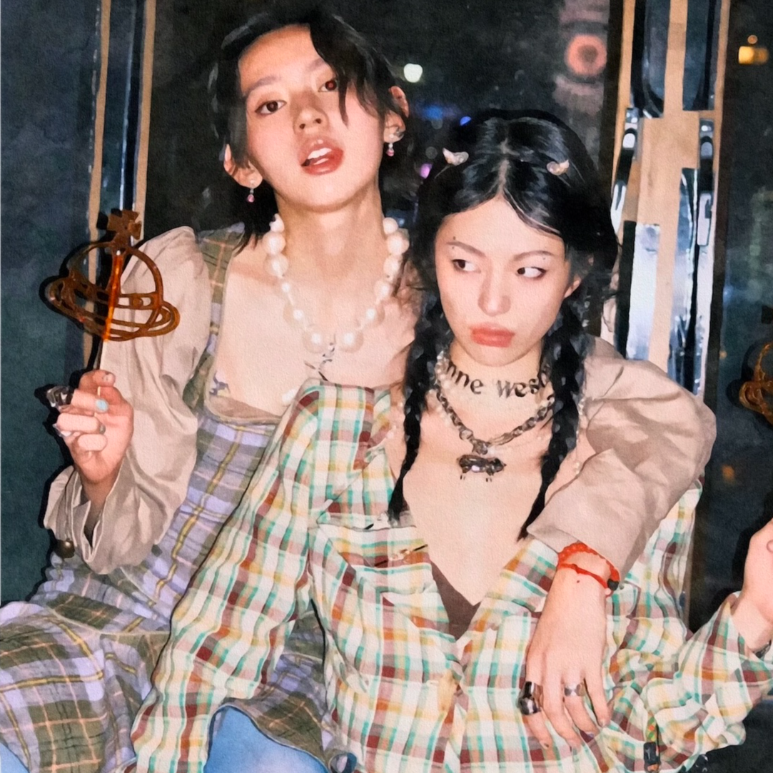 坠链均925银 别针项链优雅气质轻奢叛逆朋克百搭项链复古白色复古