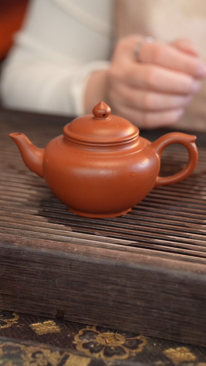 茶壶紫砂全手 笑樱 160cc