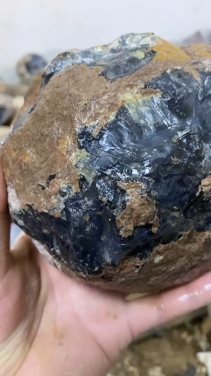 定制玛瑙风**狼原石400799