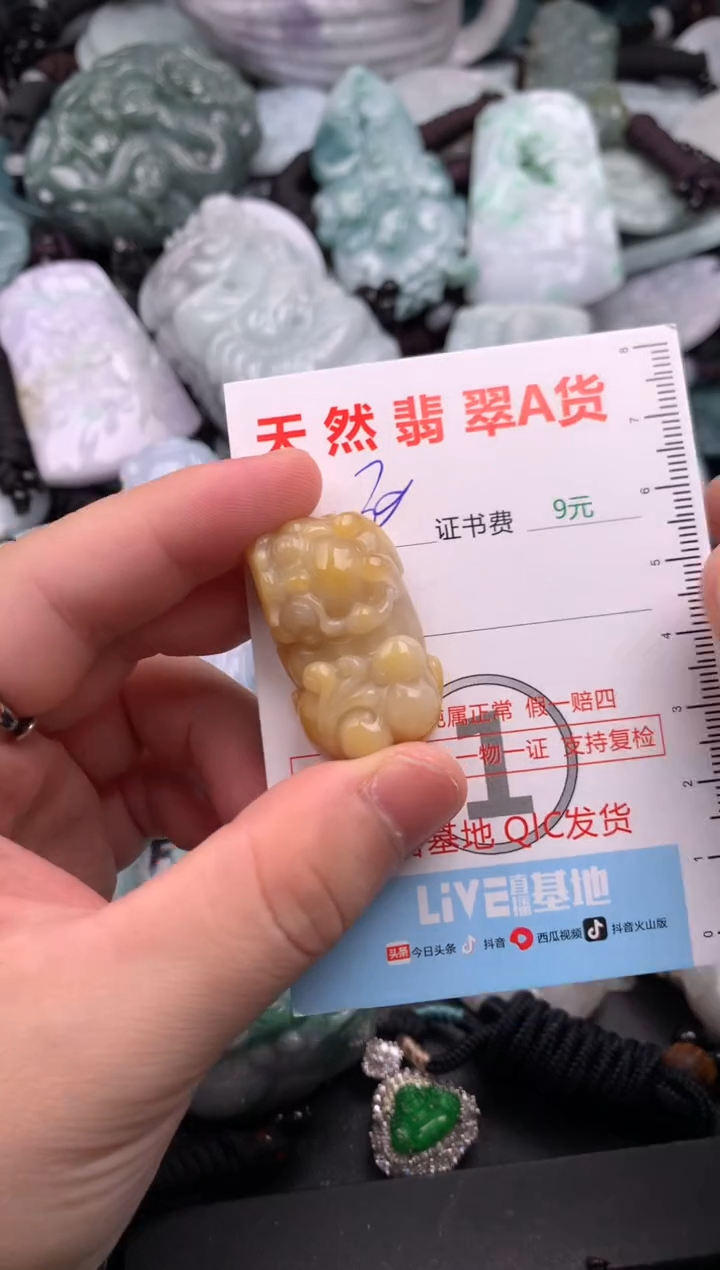 吊坠(不含链)未镶嵌翡翠1