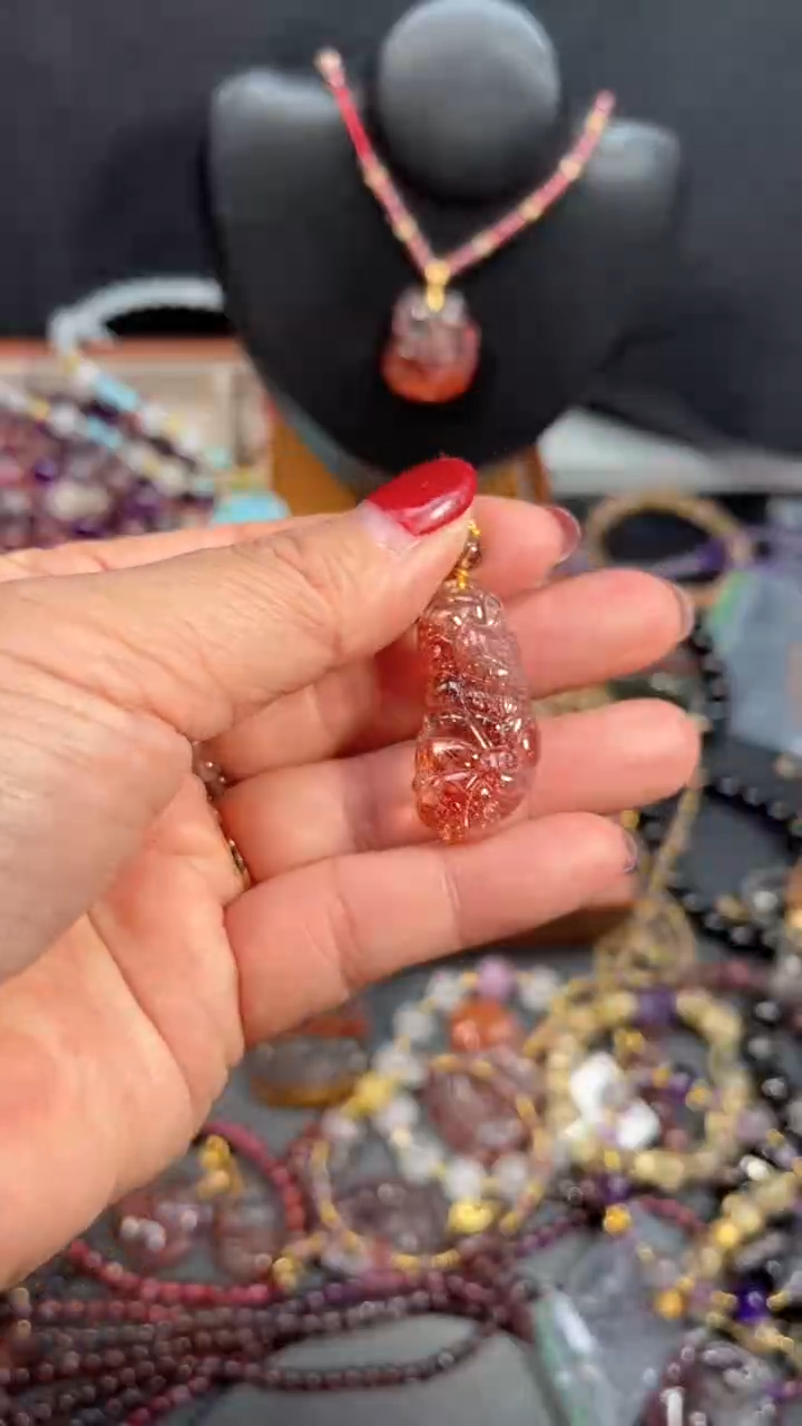 【闪购商品】水晶颈饰未镶嵌【百晶灵儿】天然定制款