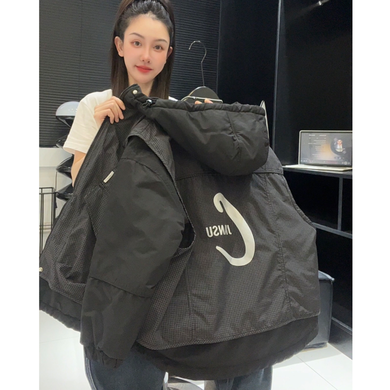 【现货48H】男童冬季假两件洋气棉衣新款中大童冬装棉服外套MT68235