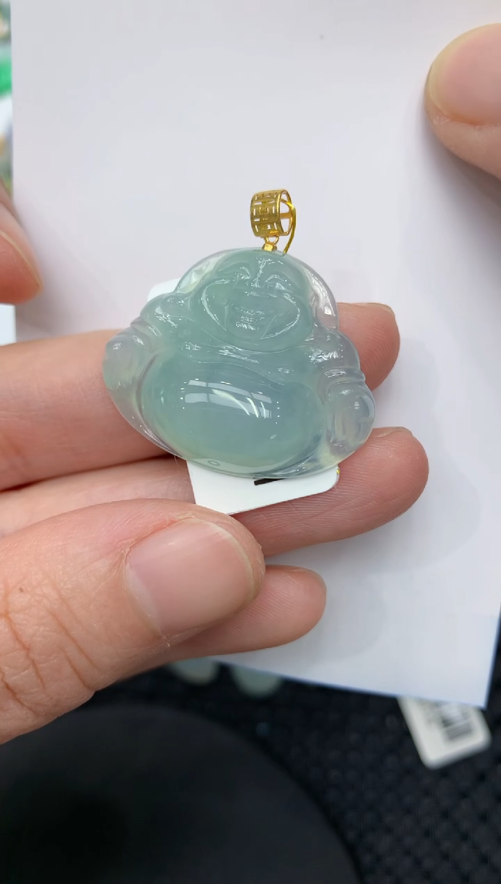 【闪购商品】翡翠颈饰18K金镶嵌11111111