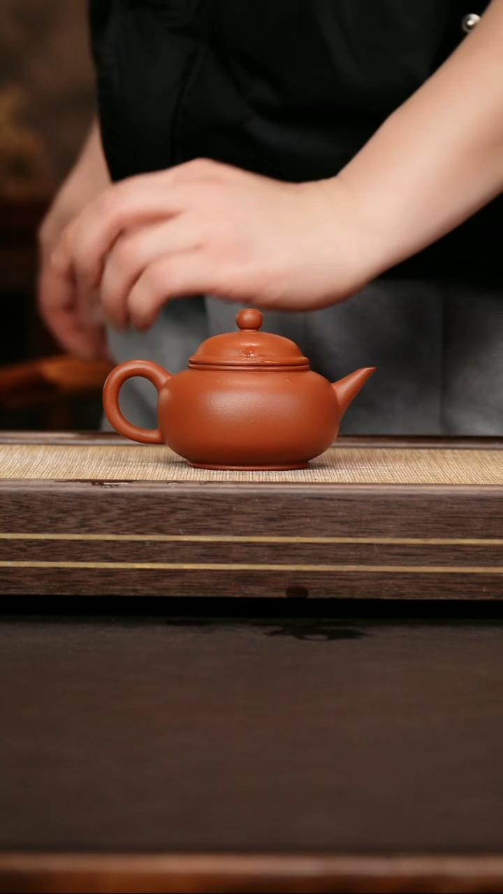 茶壶紫砂小煤窑朱泥 水平 大号180cc